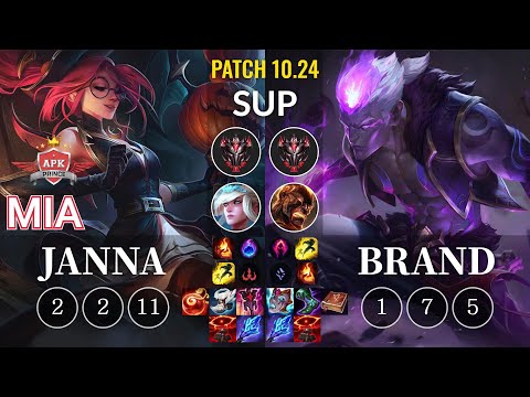 APK Mia Janna vs Brand Sup - KR Patch 10.24