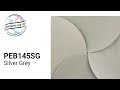 145x145mm Silver Grey Textured Silk 120gsm Pouchette  Envelopes