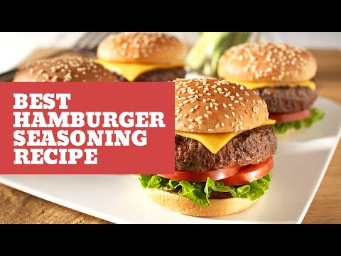 Best Hamburger Seasoning Recipe