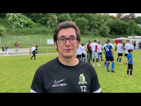 Timo Zeimet, Trainer Eintracht Trier II,  nach dem 5:0 im Kreispokalfinale gegen die SG Gusenburg