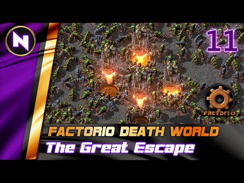 Factorio DeathWorld #11 ROBOTS NEED POWER I GUESS | Lets Play