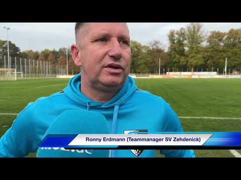 Fußball Brandenburgliga, 9. Spieltag: SV Zehdenick - Brandenburger SC Süd