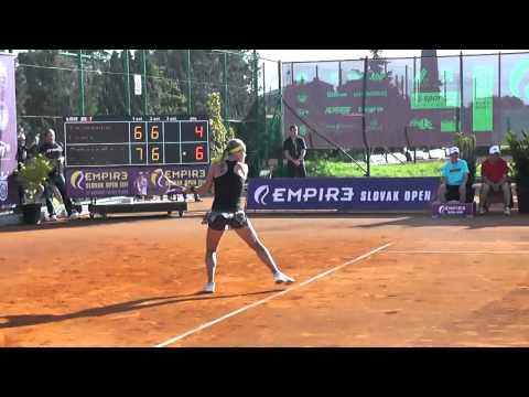 EMPIRE Slovak Open 2014: SF, Anna Karolina Schmiedlova - Lesia Tsurenko 7-6, 7-6