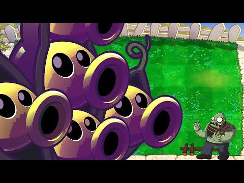 Plants vs Zombies 2 Funny Animation Episode 59 : New Gatling Pea vs Gargantuar