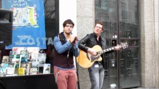 That whats makes you beautiful (One Direction) John Adams and Tom Kent