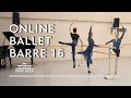 Ballet Barre 16 Online Ballet Class Dutch National Ballet