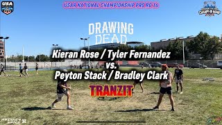 US Roundnet National Championship - Round of 16 Game 1 - Drawing Dead vs Transit