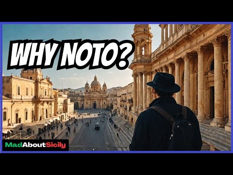 How a TV Show Saved Noto in Sicily! From Baroque to Bellucci