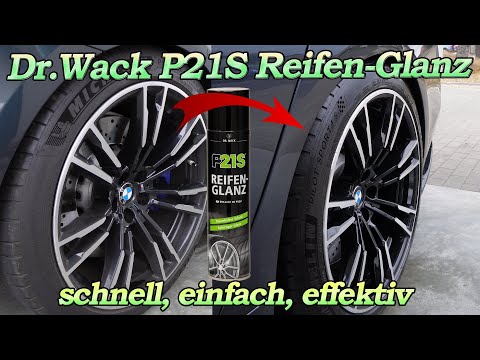 Reifenflanke schnell und einfach auffrischen - Der Klassiker Dr. Wack P21S Reifen-Glanz im Test #1