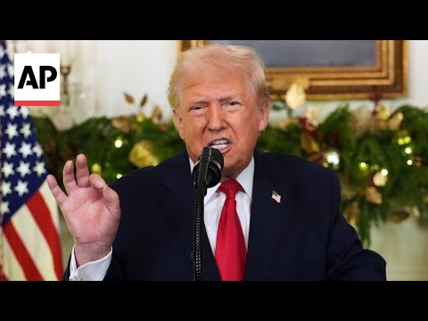 Video | 'We just needed a new president': Moments from Trump national address