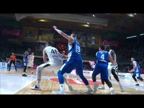 Bandja Sy steals - Bandja Sy dunks (Partizan NIS - Budućnost VOLI, 4.3.2018)