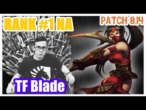 TFBlade | Best AKALI vs DARIUS | AKALI Top | Challenger Gameplay | Patch 8.14