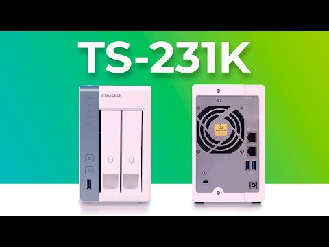 Servidor NAS de dos discos duros para backup - QNAP TS-231k