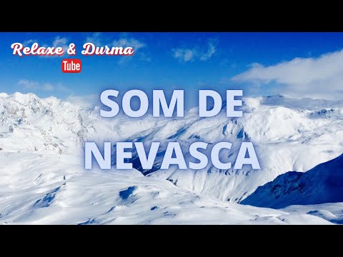 🎵 SOM DE NEVASCA E UIVOS DO VENTO TELA TOTALMENTE ESCURA