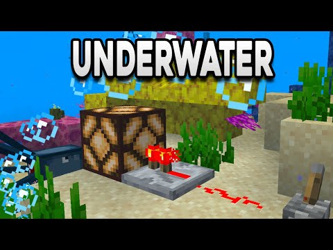 TheDerpyWhale - Using Redstone Underwater & Animations in Minecraft