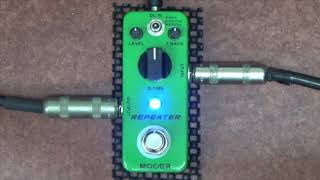 Video thumbnail for MOOER "REPEATER" Digital Delay Test by Ueda Mygakki