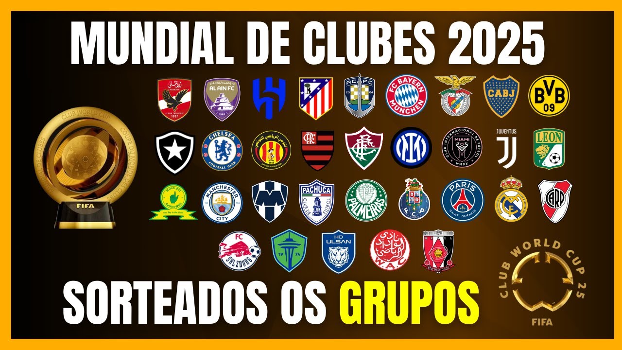 MUNDIAL DE CLUBES 2025 | SORTEADOS OS GRUPOS | TABELA DE JOGOS | COMO SERÁ O TORNEIO?