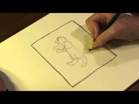 How to Draw a Lion on a Crest