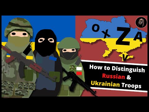Ukrainian Vs Russian Soldiers | Uniform, Armbands & Symbols