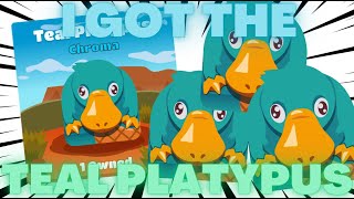 I Got The TEAL PLATYPUS CHROMA In Blooket!! (INSANE LUCK)