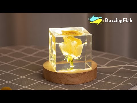 🌹 生のバラの花を樹脂に入れるとどうなりますか? |フレッシュローズVSドライローズ🌹