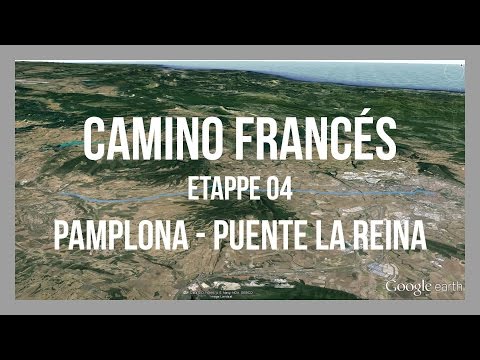 Etappe 4 - Pamplona - Puente la Reina | Camino Francés | Jakobsweg Spanien | GPS-Track