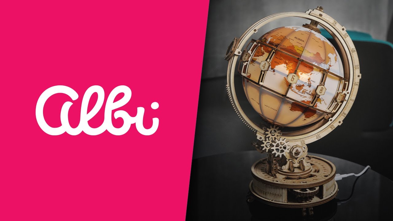 Svítící glóbus - představení