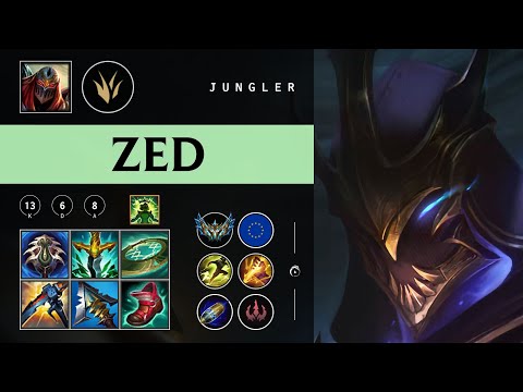 Zed Jungle vs Wukong - EUW Challenger Patch 26.01