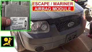Ford Escape Airbag Module Removal and Replacement  How to remove the Air Bag Module