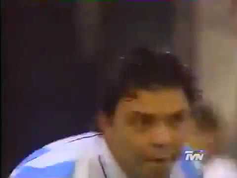 Eliminatorias Mundial 1998: Chile 1-2 Argentina (10/09/1997). Narración y comentarios en español.