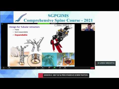 Retractors and Instrumentation for MIS TLIF, Dr  Umesh Srikantha