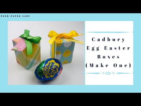 Cadbury Easter Egg Boxes(Make One)