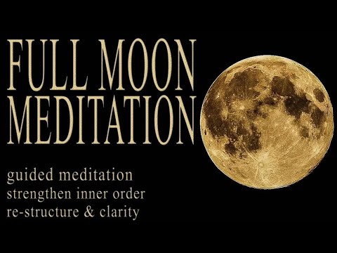 FULL MOON MEDITATION March 2025 Virgo guided meditation self love inner structure letting go