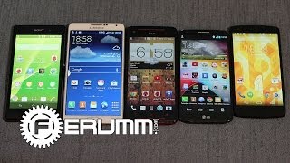 Samsung Galaxy Note 3 VS Google Nexus 5 VS HTC Butterfly S VS Sony Xperia Z1 VS LG G2 от 