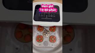 Video Tiktoker Song Hậu trải nghiệm bồn ngâm chân massage gấp gọn Nikio NK-193