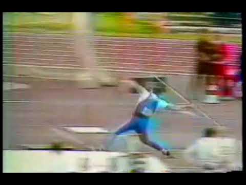 RÉCORD DE LANZAMIENTO DE JABALINA: EL 20 DE JULIO DE 1948 BATIÓ EL RÉCORD DEL MUNDO. Uwe Hohn.