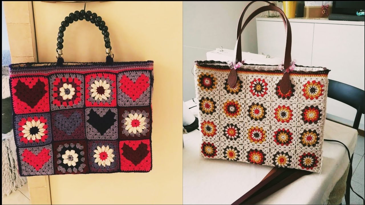 Beautiful Crochet Purse For Girls !! Crochet Handmade Bags Purse Pattern