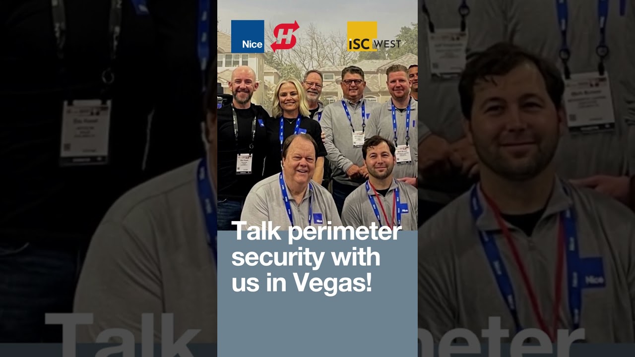 Visit the Nice/HySecurity booth at ISC West in Las Vegas! (Link in Description)