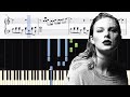 Taylor Swift - New Year's Day - Piano Tutorial + SHEETS
