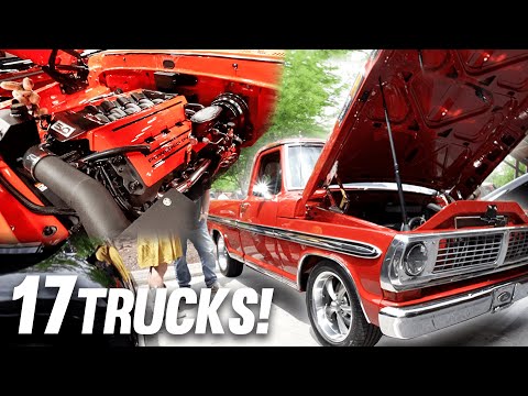 17 Badass Trucks at F100 GRAND NATIONALS 2023!