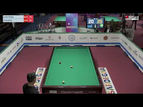 Sciacca Orlando VS Vattovani Stabile - Campionati Italiani Carambola Team 2022/2023 - Calangianus