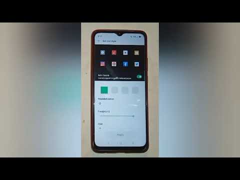 How to increase icon size in realme c21y, increase icon size setting