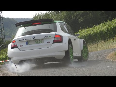 Skoda Fabia R5 EVO | Kalle Rovanperä | Test ADAC Rallye Deutschland 2019