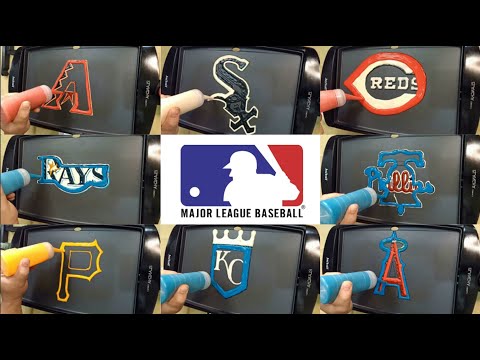 Major League Baseball MLB Team Logos Pancake Art Part 2