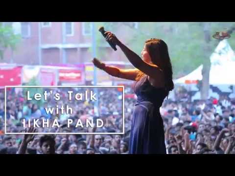 shikha Anchor shikha pandey hosting with nucleya.