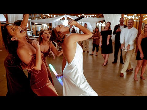 Gorgeous Bride Sings River Deep Mountain High to Shocked Groom