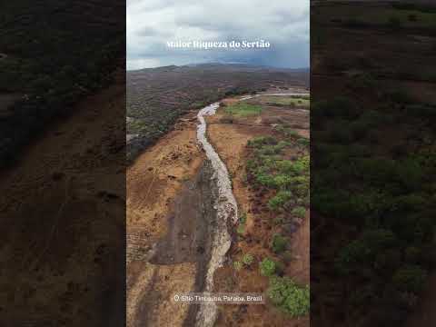 Rio da Timbaúba no município de Frei Martinho-PB