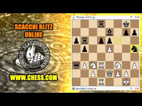 SCACCHI Partite Online 7 - Chess.com - 10 Minuti - Un furto a mano armata... :P