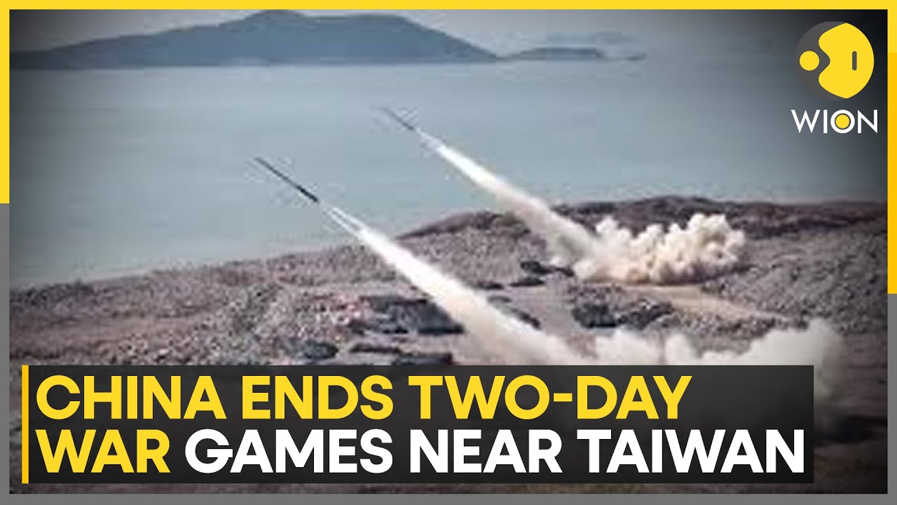 China-Taiwan Conflict: China Concludes Two-Day War Games Around Taiwan After Live Fire Drills | WION