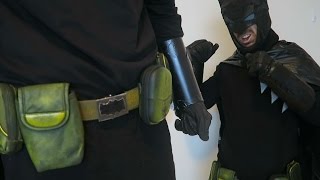 Homeless Batman Part 5: Utility Belt and a Trash Bag Cape